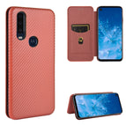 For Motorola Moto P40 Power / One Action / Brown