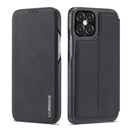 LC.IMEEKE Hon Ancient Series - Funda de piel con tapa horizontal con soporte y ranura para tarjetas, para iPhone 12 mini, iPhone 12/12 Pro, iPhone 12 Pro Max