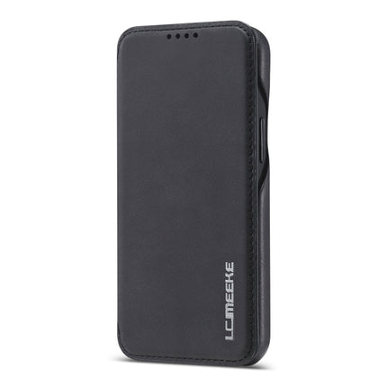 LC.IMEEKE Hon Ancient Series - Funda de piel con tapa horizontal con soporte y ranura para tarjetas, para iPhone 12 mini, iPhone 12/12 Pro, iPhone 12 Pro Max