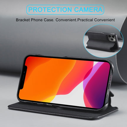 LC.IMEEKE Hon Ancient Series - Funda de piel con tapa horizontal con soporte y ranura para tarjetas, para iPhone 12 mini, iPhone 12/12 Pro, iPhone 12 Pro Max
