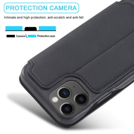 LC.IMEEKE Hon Ancient Series - Funda de piel con tapa horizontal con soporte y ranura para tarjetas, para iPhone 12 mini, iPhone 12/12 Pro, iPhone 12 Pro Max