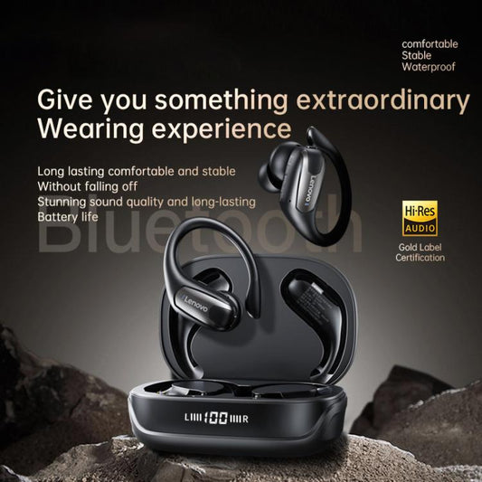 Original Lenovo EA305 Ear-mounted Digital Display True Wireless Bluetooth Earphones, EA305