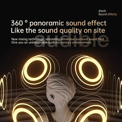 Original Lenovo EA305 Ear-mounted Digital Display True Wireless Bluetooth Earphones, EA305