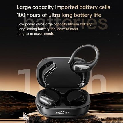 Original Lenovo EA305 Ear-mounted Digital Display True Wireless Bluetooth Earphones, EA305