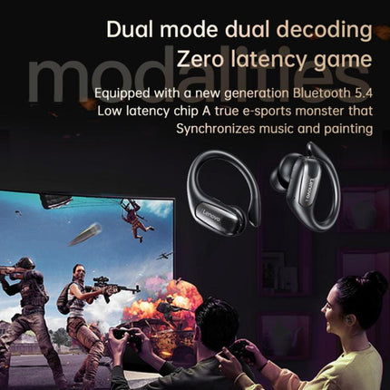 Original Lenovo EA305 Ear-mounted Digital Display True Wireless Bluetooth Earphones, EA305