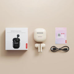 Original Lenovo TC3301 Wireless Bluetooth 5.3 Earphones, TC3301 (Black), TC3301 (White)