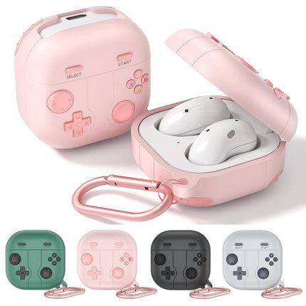 Retro Game Console Style Silicone Earbuds Case, For Samsung Galaxy Buds4 / 4 Pro, For Samsung Galaxy Buds Core, For Samsung Galaxy Buds3 FE, For Samsung Galaxy Buds3 / Buds3 Pro, For Samsung Galaxy Buds Live