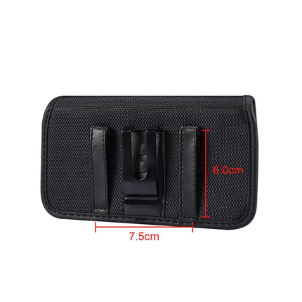 Durable Oxford Cloth Horizontal Plate Hanging Waist Phone Waist Pack Leather Case with Card Slot, Suitable for 5.5-6.7 inch Smartphones, for 5.5-6.7 inch Smartphones