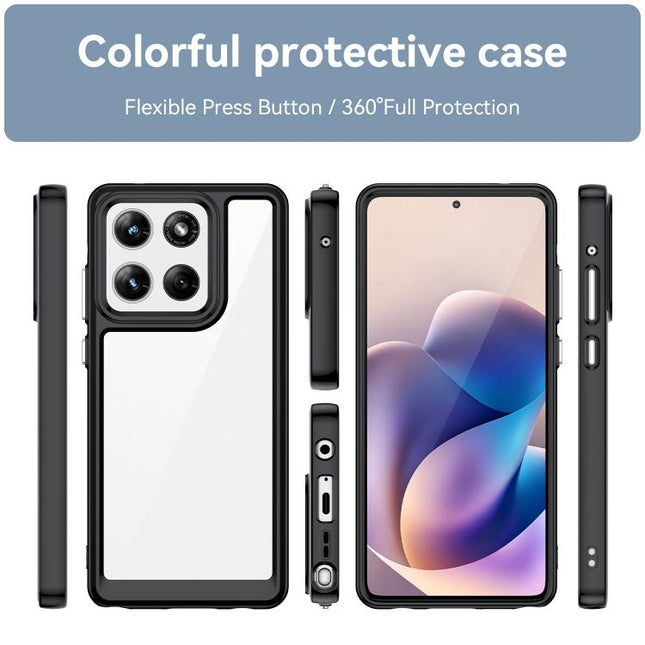 Colorful Series Acrylic Hybrid TPU Phone Case, For Motorola Moto G Stylus 5G 2025, For Motorola Moto E15, For Motorola Moto G05, For Motorola Moto G15