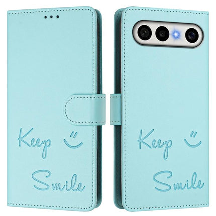 Smile Embossing RFID Leather Phone Case, For vivo X300 FE / S50 Pro mini 5G, For vivo X300s, For vivo Y21 5G 2026 / vivo Y05 4G, For vivo V70 FE 5G