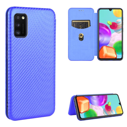 Carbon Fiber Texture Magnetic Horizontal Flip TPU + PC + PU Leather Case with Rope & Card Slot, For Samsung Galaxy A31, For Samsung Galaxy A41(Eurasian Version), For Samsung Galaxy A41(JP Version), For Samsung Galaxy A51 5G, For Samsung Galaxy A51