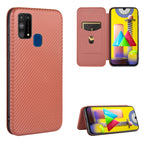 For Samsung Galaxy M31 / Brown