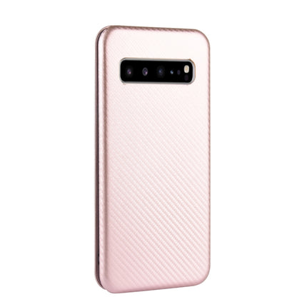 Carbon Fiber Texture Magnetic Horizontal Flip TPU + PC + PU Leather Case with Rope & Card Slot, For Samsung Galaxy S10 5G, For Samsung Galaxy S10 Plus, For Samsung Galaxy S10, For Samsung Galaxy S20