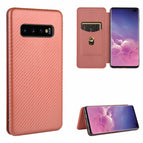 For Samsung Galaxy S10 Plus / Brown