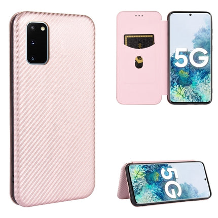 Carbon Fiber Texture Magnetic Horizontal Flip TPU + PC + PU Leather Case with Rope & Card Slot, For Samsung Galaxy S10 5G, For Samsung Galaxy S10 Plus, For Samsung Galaxy S10, For Samsung Galaxy S20