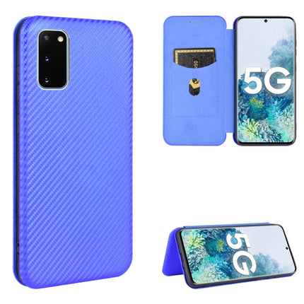 Carbon Fiber Texture Magnetic Horizontal Flip TPU + PC + PU Leather Case with Rope & Card Slot, For Samsung Galaxy S10 5G, For Samsung Galaxy S10 Plus, For Samsung Galaxy S10, For Samsung Galaxy S20