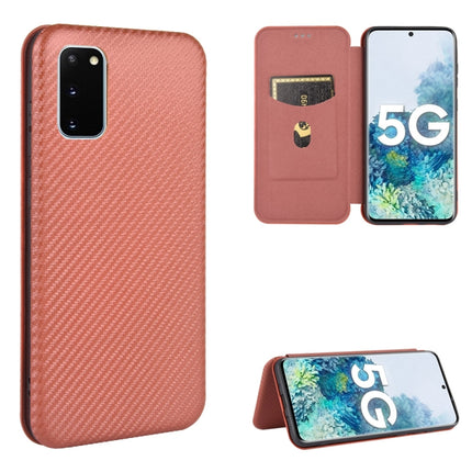 Carbon Fiber Texture Magnetic Horizontal Flip TPU + PC + PU Leather Case with Rope & Card Slot, For Samsung Galaxy S10 5G, For Samsung Galaxy S10 Plus, For Samsung Galaxy S10, For Samsung Galaxy S20