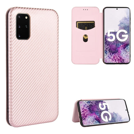 Carbon Fiber Texture Magnetic Horizontal Flip TPU + PC + PU Leather Case with Rope & Card Slot, For Samsung Galaxy S20 Plus, For Samsung Galaxy XCover Pro, For Samsung Galaxy A11(EU Version), For Samsung Galaxy A20 (SC-02M) SCV46