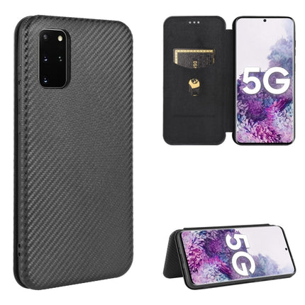 Carbon Fiber Texture Magnetic Horizontal Flip TPU + PC + PU Leather Case with Rope & Card Slot, For Samsung Galaxy S20 Plus, For Samsung Galaxy XCover Pro, For Samsung Galaxy A11(EU Version), For Samsung Galaxy A20 (SC-02M) SCV46