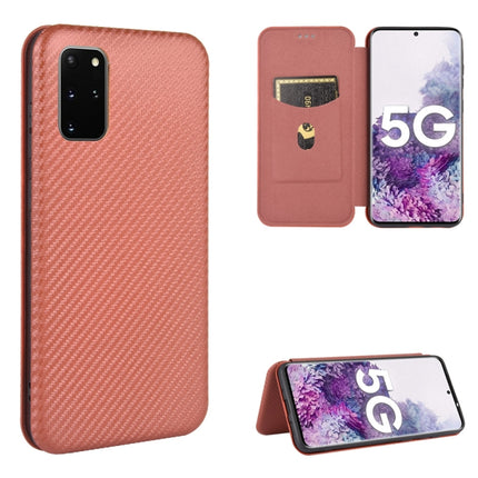 Carbon Fiber Texture Magnetic Horizontal Flip TPU + PC + PU Leather Case with Rope & Card Slot, For Samsung Galaxy S20 Plus, For Samsung Galaxy XCover Pro, For Samsung Galaxy A11(EU Version), For Samsung Galaxy A20 (SC-02M) SCV46