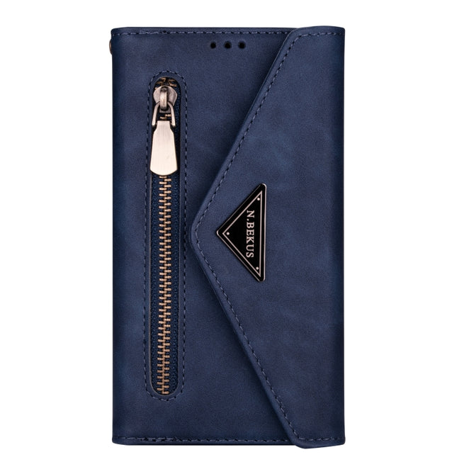 Skin Feel Zipper Horizontal Flip Leather Case with Holder & Card Slots & Photo Frame & Lanyard & Long Rope, For Xiaomi Redmi 8A, For Xiaomi Redmi K30, For Xiaomi Redmi K30 Pro, For Xiaomi Redmi Note 7