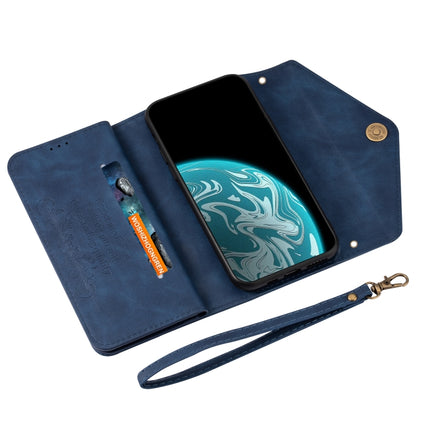 Skin Feel Zipper Horizontal Flip Leather Case with Holder & Card Slots & Photo Frame & Lanyard & Long Rope, For Xiaomi Redmi 8A, For Xiaomi Redmi K30, For Xiaomi Redmi K30 Pro, For Xiaomi Redmi Note 7