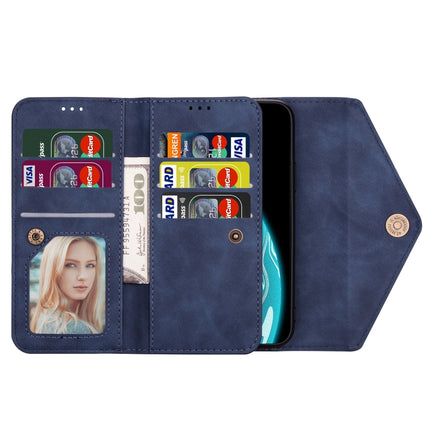 Skin Feel Zipper Horizontal Flip Leather Case with Holder & Card Slots & Photo Frame & Lanyard & Long Rope, For Xiaomi Redmi Note 8 Pro, For Xiaomi Redmi Note 8, For Xiaomi Mi 9, For Xiaomi Mi 10