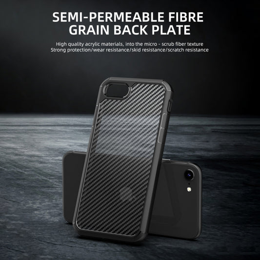 iPAKY Pioneer Series Carbon Fiber Texture Shockproof TPU + PC Case, For iPhone SE 2022 / SE 2020 / 8 / 7, For iPhone 8 Plus / 7 Plus, For iPhone 11, For iPhone 11 Pro, For iPhone 11 Pro Max, For iPhone 12 mini, For iPhone 12 / 12 Pro