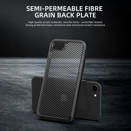 iPAKY Pioneer Series Carbon Fiber Texture Stoßfestes TPU + PC-Gehäuse, für iPhone SE 2022 / SE 2020 / 8 / 7, für iPhone 8 Plus / 7 Plus, für iPhone 11, für iPhone 11 Pro, für iPhone 11 Pro Max, für iPhone 12 mini, für iPhone 12 / 12 Pro