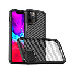 iPAKY Pioneer Series Carbon Fiber Texture Shockproof TPU + PC Case, For iPhone SE 2022 / SE 2020 / 8 / 7, For iPhone 8 Plus / 7 Plus, For iPhone 11, For iPhone 11 Pro, For iPhone 11 Pro Max, For iPhone 12 mini, For iPhone 12 / 12 Pro