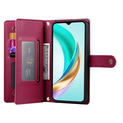Nine Card-slot Zipper Wallet Bag Leather Phone Case, For Huawei nova 14 Ultra, For Huawei nova 14 Pro, For Huawei nova 14, For Huawei nova 13 Pro