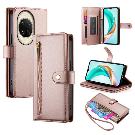 Nine Card-slot Zipper Wallet Bag Leather Phone Case, For Huawei nova 14 Ultra, For Huawei nova 14 Pro, For Huawei nova 14, For Huawei nova 13 Pro