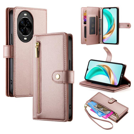Nine Card-slot Zipper Wallet Bag Leather Phone Case, For Huawei nova 14 Ultra, For Huawei nova 14 Pro, For Huawei nova 14, For Huawei nova 13 Pro