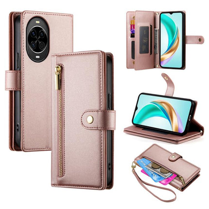 Nine Card-slot Zipper Wallet Bag Leather Phone Case, For Huawei nova 14 Ultra, For Huawei nova 14 Pro, For Huawei nova 14, For Huawei nova 13 Pro