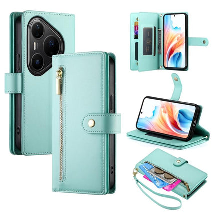 Nine Card-slot Zipper Wallet Bag Leather Phone Case, For Huawei Enjoy 90 / Enjoy 90 Plus / nova Y74, For Huawei Pura 80 Ultra 5G, For Huawei Pura 80 Pro 5G / Pura 80 Pro+ 5G, For Huawei Pura 80 5G