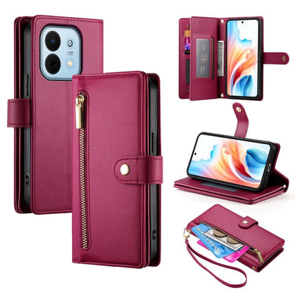 Nine Card-slot Zipper Wallet Bag Leather Phone Case, For Huawei Enjoy 90 / Enjoy 90 Plus / nova Y74, For Huawei Pura 80 Ultra 5G, For Huawei Pura 80 Pro 5G / Pura 80 Pro+ 5G, For Huawei Pura 80 5G