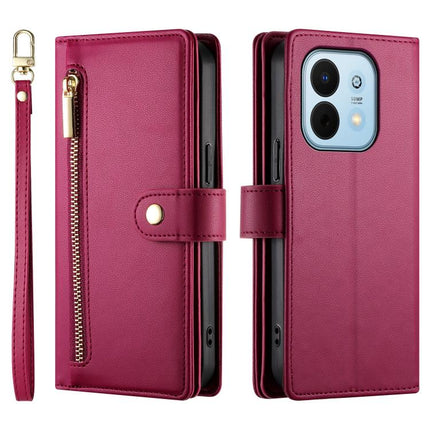 Nine Card-slot Zipper Wallet Bag Leather Phone Case, For Huawei Enjoy 90 / Enjoy 90 Plus / nova Y74, For Huawei Pura 80 Ultra 5G, For Huawei Pura 80 Pro 5G / Pura 80 Pro+ 5G, For Huawei Pura 80 5G