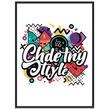 Graffiti Decorative Painting with PS Frame Print On Your Demand, 15x20cm, 20x20cm, 30x30cm, 40x40cm, 50x50cm, 60x60cm, 70x70cm, 80x80cm, 90x90cm