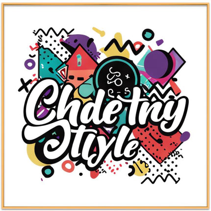 Graffiti Decorative Painting with Aluminum Alloy Frame Print On Your Demand, 15x20cm, 20x20cm, 30x30cm, 40x40cm, 50x50cm, 60x60cm, 70x70cm, 80x80cm, 90x90cm