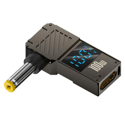100W Computer Charging Digital Display Adapter, Type-C to DC4.0x1.7mm, Type-C to DC4.0x1.35mm, Type-C to DC4.0x1.7mm Center Groove, Type-C to DC3.0 x 1.1mm, Type-C to DC5.5x2.1mm, Type-C to DC6.0x0.6mm, Type-C to DC5.5x2.5mm, Type-C to DC5.5x1.7mm     ...