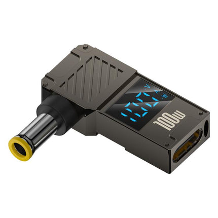100W Computer Charging Digital Display Adapter, Type-C to DC4.0x1.7mm, Type-C to DC4.0x1.35mm, Type-C to DC4.0x1.7mm Center Groove, Type-C to DC3.0 x 1.1mm, Type-C to DC5.5x2.1mm, Type-C to DC6.0x0.6mm, Type-C to DC5.5x2.5mm, Type-C to DC5.5x1.7mm     ...