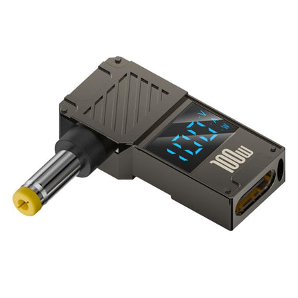 100W Computer Charging Digital Display Adapter, Type-C to DC4.0x1.7mm, Type-C to DC4.0x1.35mm, Type-C to DC4.0x1.7mm Center Groove, Type-C to DC3.0 x 1.1mm, Type-C to DC5.5x2.1mm, Type-C to DC6.0x0.6mm, Type-C to DC5.5x2.5mm, Type-C to DC5.5x1.7mm     ...
