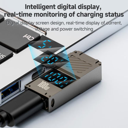 100W Computer Charging Digital Display Adapter, Type-C to DC4.0x1.7mm, Type-C to DC4.0x1.35mm, Type-C to DC4.0x1.7mm Center Groove, Type-C to DC3.0 x 1.1mm, Type-C to DC5.5x2.1mm, Type-C to DC6.0x0.6mm, Type-C to DC5.5x2.5mm, Type-C to DC5.5x1.7mm     ...