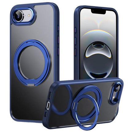 Frosted 360 Degree MagSafe Magnetic Holder Phone Case, For iPhone 18 Pro, For iPhone 18 Pro Max, For iPhone 17e / 16e