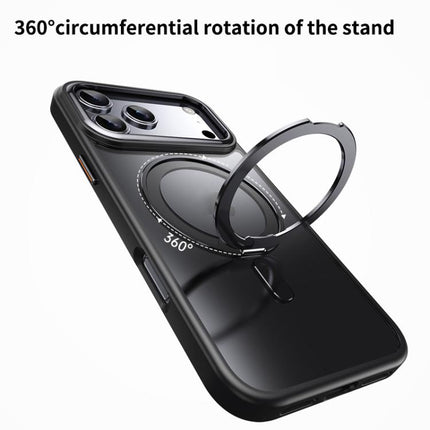 Frosted 360 Degree MagSafe Magnetic Holder Phone Case, For iPhone 17 Pro Max, For iPhone 17 Pro, For iPhone 17, For iPhone Air