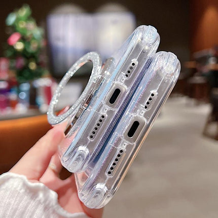 Mirror Holder Glitterr MagSafe Phone Case, For iPhone 12 Pro Max, For iPhone 12 Pro, For iPhone 11 Pro Max, For iPhone 11
