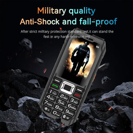 UNIWA M6000 Big Speaker Keypad Phone, 2.4 inch, Dual Flashlights, 21 Keys, SOS, FM, 4 SIM, GSM, EU Plug, US Plug, UK Plug, AU Plug