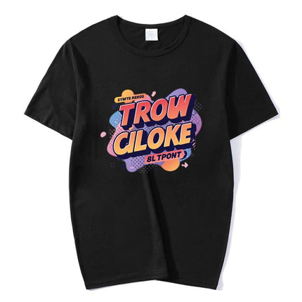 Orange Alphabet Printed Round Neck Modal Short Sleeve T-shirt Print On Your Demand, S, M, L, XL, XXL, XXXL, XXXXL, XXXXXL