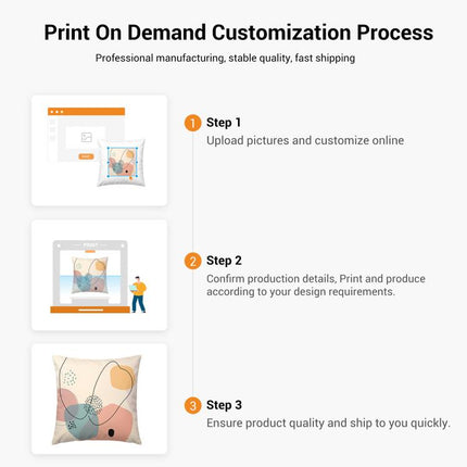 Grid Printed Sofa Pillow Case No Core Print On Your Demand, 50x50cm, 60x60cm