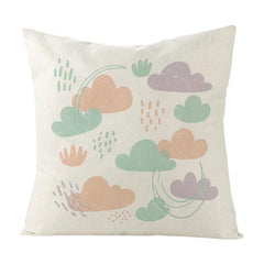 Clouds Printed Sofa Pillow With Core Print On Your Demand, 50x50cm, 60x60cm